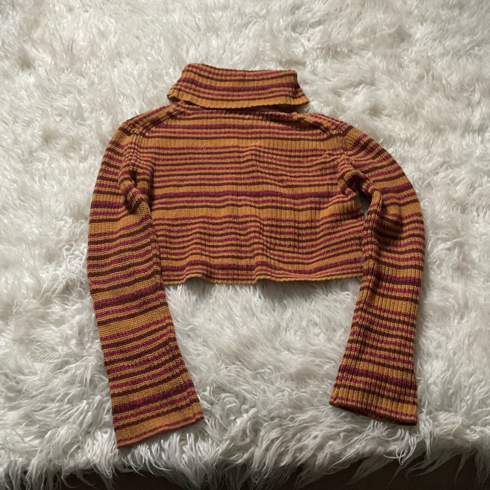 Urban Outfitters Mackenna Striped Turtleneck Sweater - Picture 5 of 5